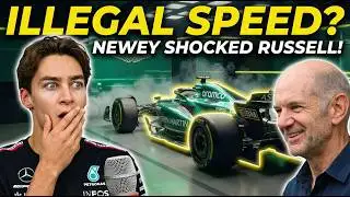 Illegal speed? AMR26 Newey shocked George Russell!