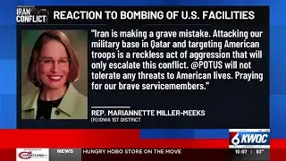 Illinois and Iowa lawmakers react to U.S. - Iran conflict