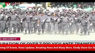 Imo State Governor Hope Inaugurates Over 7000 Vigilante Trainees