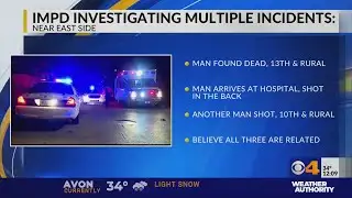 IMPD investigating multiple incidents