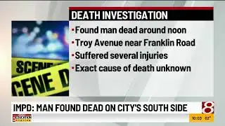 IMPD  Man found dead on city