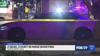 IMPD updates investigation into mass shooting that left 2 dead and 5 wounded