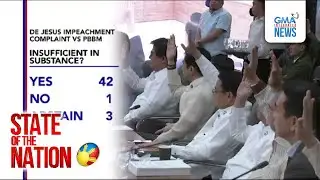 Impeachment complaints vs PBBM, "insufficient in substance" ayon sa House Justice Committee | SONA