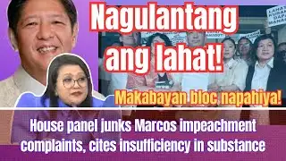 Impeachment laban kay Pangulong Marcos nilusaw na ng House justice committe.