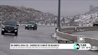 In January 2026, Ciudad Juárez was covered in white.