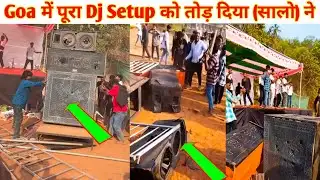 In Pillar Goa program, guys broke the DJ setup 😭 DJ setup broken in Goa
