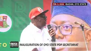 INAUGURATION OF OYO STATE PDP SECRETARIAT