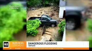 Incredible! Watch As Rain Creates New Rivers In Vermont.