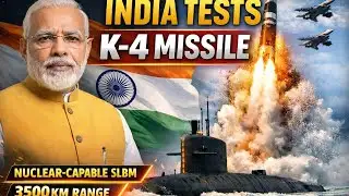 India Successfully Tests K-4 Missile | Nuclear-Capable SLBM | India’s Strategic Power