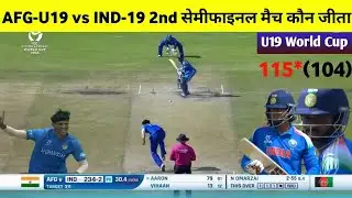 India vs Afghanistan U19 2nd Semifinal Highlights | U19 World Cup 2026 