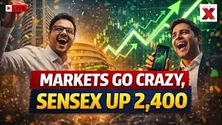 Indian Markets Explode LIVE | Tariff Cut Shockwave Sends Nifty, Sensex Soaring At Opening Bell