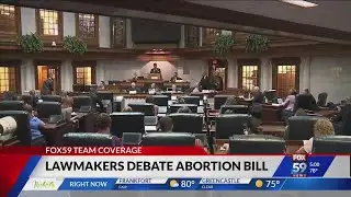 Indiana lawmakers debate abortion bill