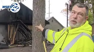 Indiana man saves woman from home just before it explodes