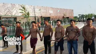 Indigenous protesters blockade COP30 entrance, demand halt to Amazon development