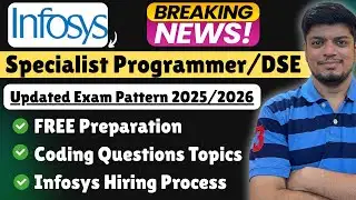🔥Infosys SP/DSE Exam Pattern 2026, 2025 | Infosys SP/DSE Coding Questions Important Topics