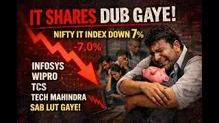 Infosys, TCS, Wipro Fall | IT Sector Crash | Nifty IT Explained
