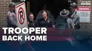 Injured state trooper released from hospital five days after shooting