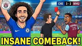 Insane Comeback Chelsea 3   2 West Ham
