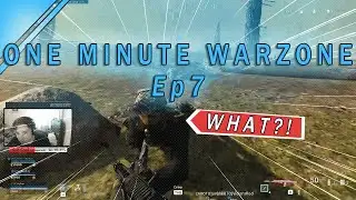 INSANE WARZONE GLITCH LAG ENDS IN VICTORY - ONE MINUTE WARZONE Ep7