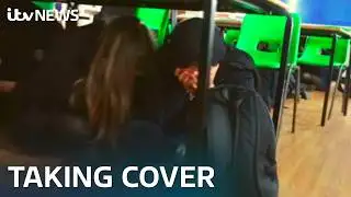 Inside a school lockdown as teachers drill for knife attack | ITV News