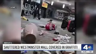 Inside abandoned mall in Westminster