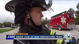 Inside look at how firefighters train