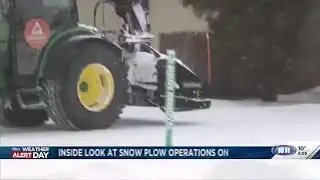 Inside look at snow plow operations on busy days