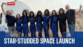 Inside the Blue Origin rocket with the first all-female crew in over 60 years