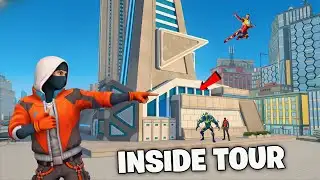 Inside the Heroes Tower in Spider Fighter 3 using Ai 🔥