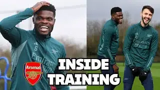 INSIDE TRAINING   Thomas Partey RETURN - Preparation for Porto  - Sobha Realty Training Centre