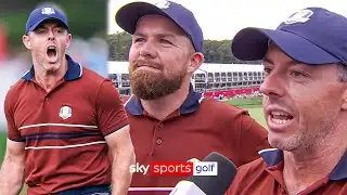 INSTANT REACTION! Rory McIlroy and Shane Lowry react to US crowds