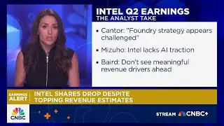 Intel shares drop despite topping revenue estimates