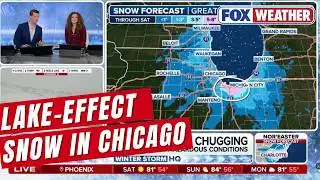 Intense Lake-effect Snow to Blanket Chicago This Weekend