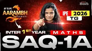Inter 1st Year Maths SAQ | 1A  TG IPE 2026 - 4M Pakka - Gunshot Questions