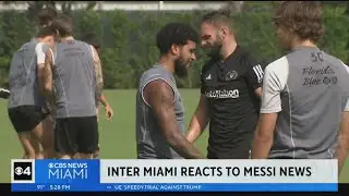 Inter Miami players react to Messi News
