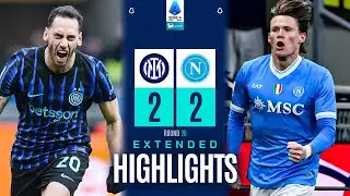 INTER-NAPOLI 2-2 | EXTENDED HIGHLIGHTS | SERIE A 2025/26