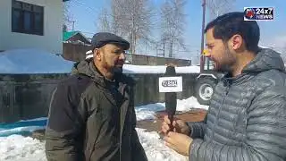 Interaction held with Assistant Engineer, Mechanical Sub Division Budgam, over fresh snowfall.