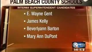 Interim superintendent for PBC schools to be selected