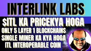Interlink Update | Only 5 Exchanges In world With Layer1 Blockchain | ITL Price | @Digitalgold22