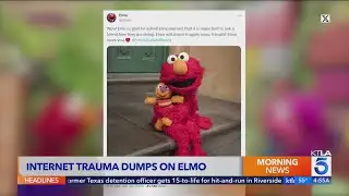 Internet trauma dumps on Elmo
