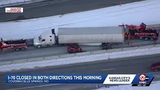 Interstate 70 back open after semi crash blocks traffic Wednesday