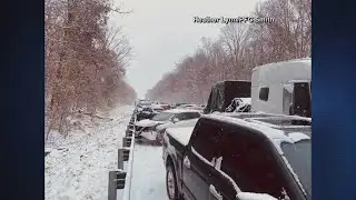 Interstate 70 back open after separate crashes involving approximately 50 vehicles