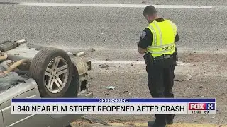 Interstate 840 reopens after hours-long closure on Greensboro Urban Loop