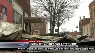 Investigators Examining Marion Building Damaged by Fire
