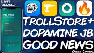 iOS JAILBREAK News: TrollStore / Dopamine Important RELEASE For Jailbreak Community