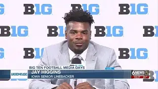 Iowa LB Jay Higgins talks preseason expectations.