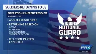 Iowa National Guard soldiers begin phased return from deployment