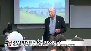 Iowa Senator Chuck Grassley visits Mitchell County