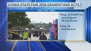 Iowa State Fair 2026 Grandstand Acts