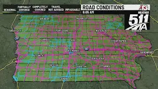 Iowa State Patrol, DMPD shares crash reports  as storm continues Saturday